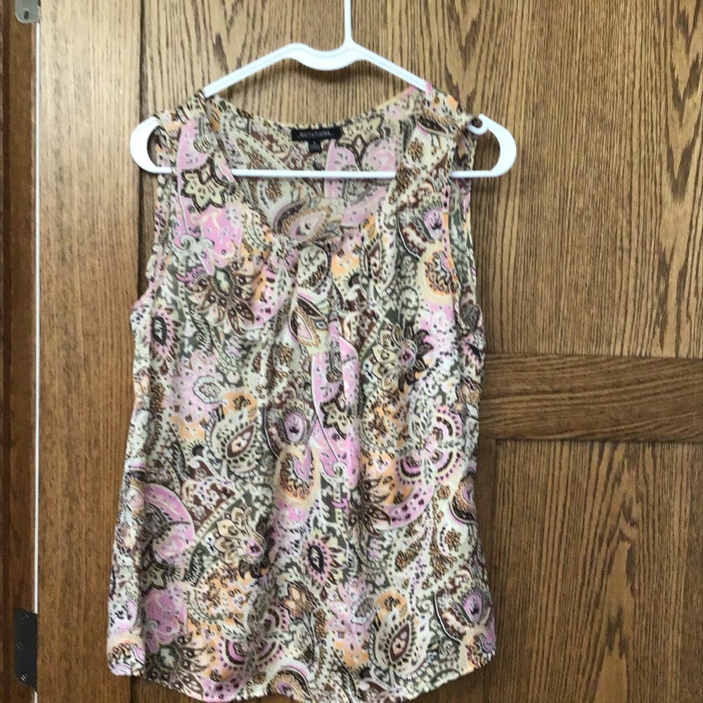 Notations tank top